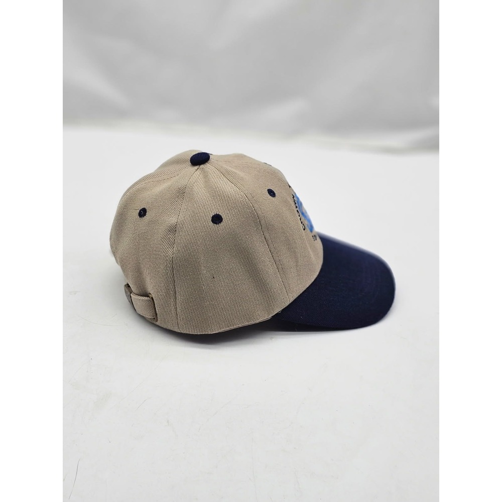 Royal Caribbean Vintage Hat Men OS Tan Crown & Anchor Society Baseball Cap - Picture 3 of 8
